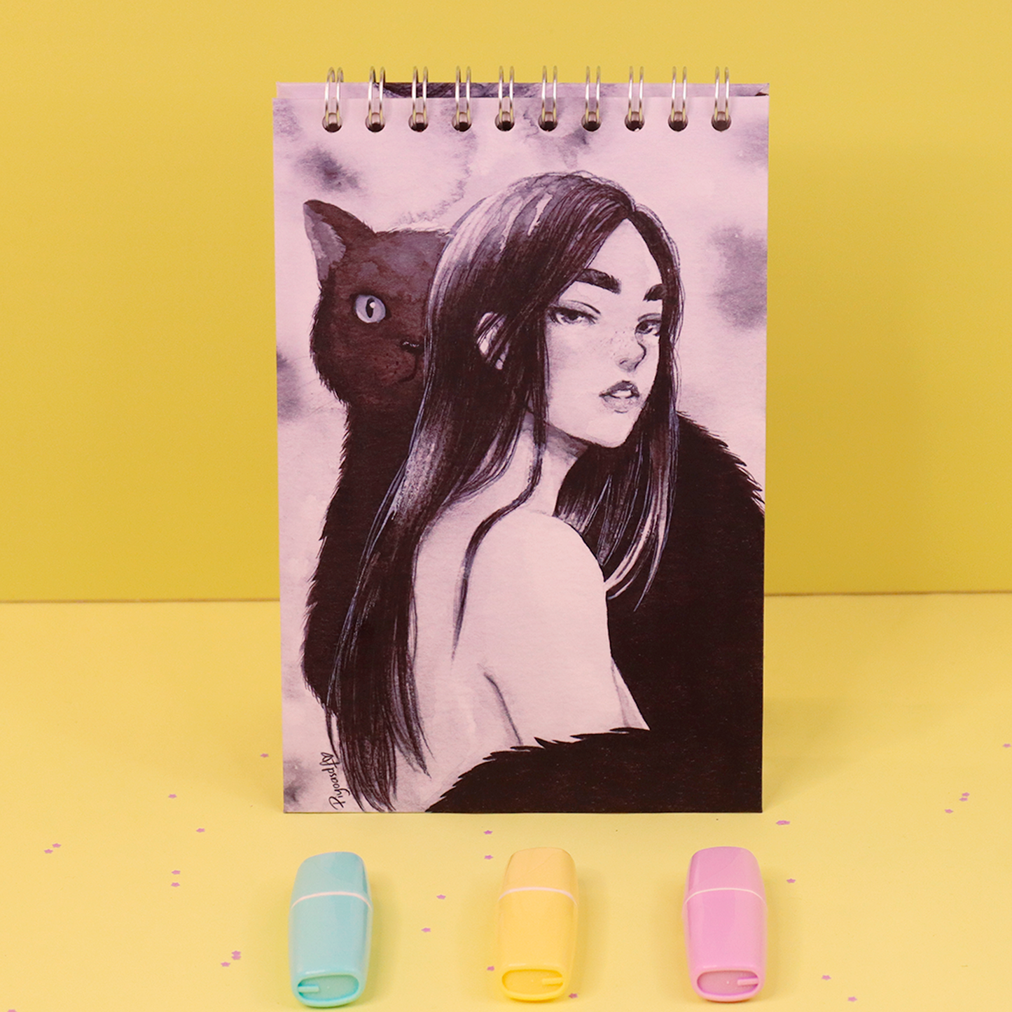 Croquera Gato negro (Para dibujar)