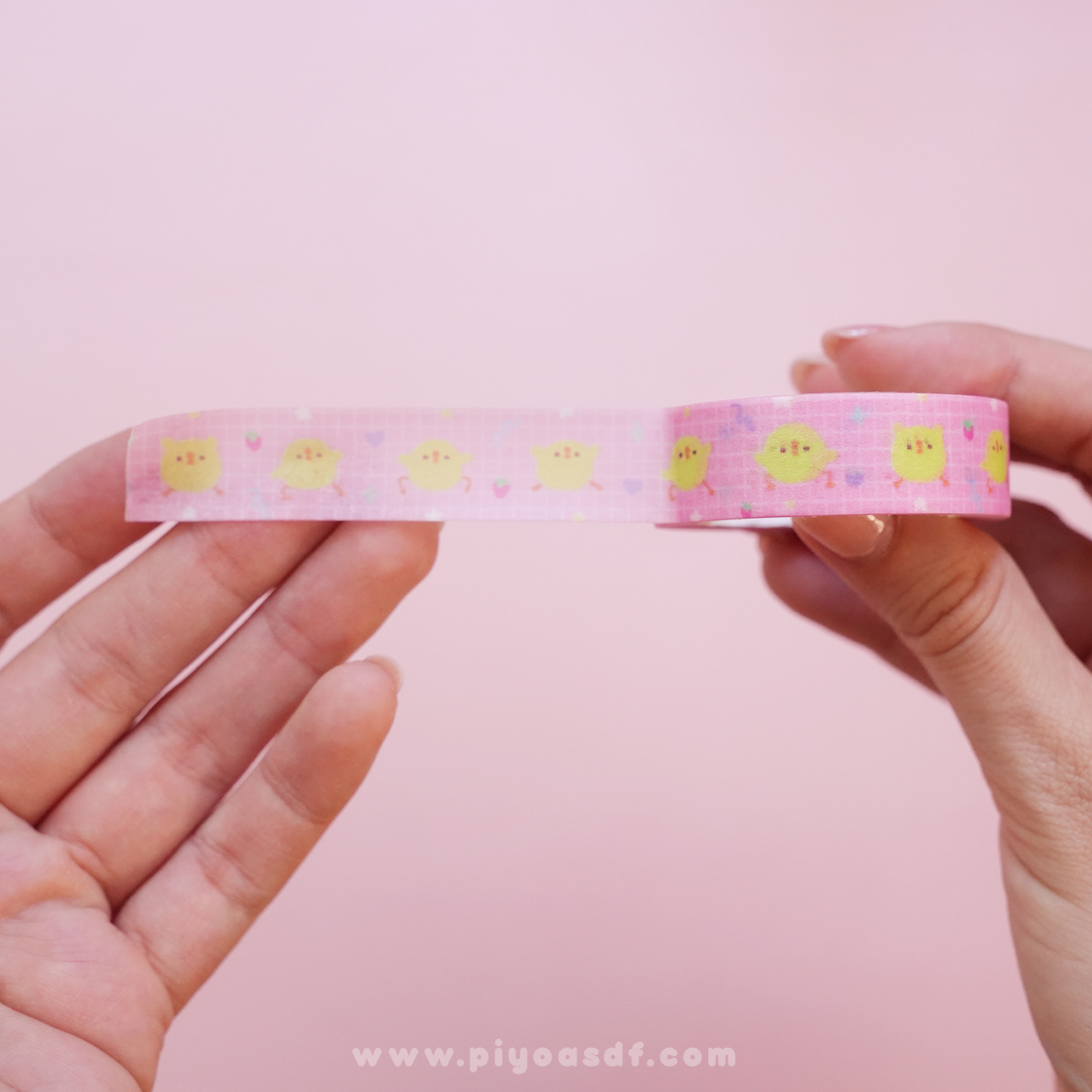 Cinta washi tape de pollitos