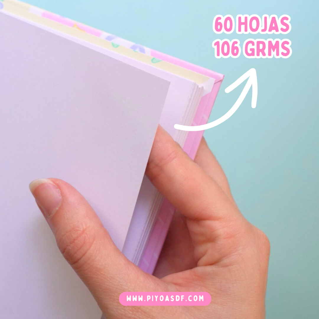 Croquera Lily y Alice pastel