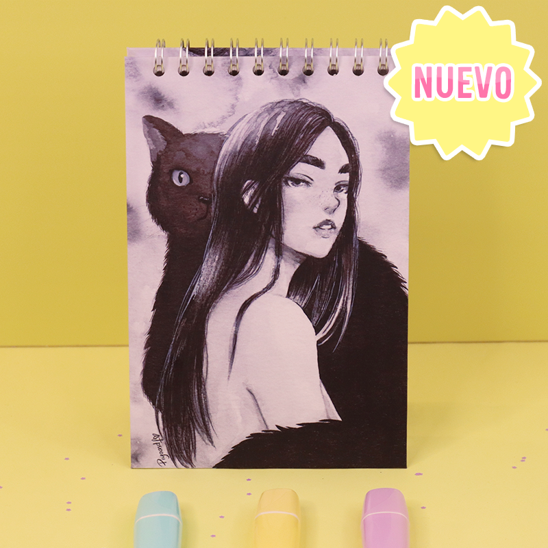 Croquera Gato negro (Para dibujar)