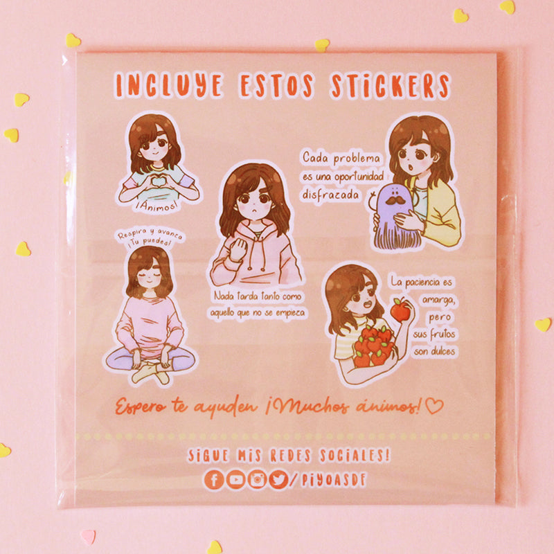 Set de stickers positivos (Modelo 2)