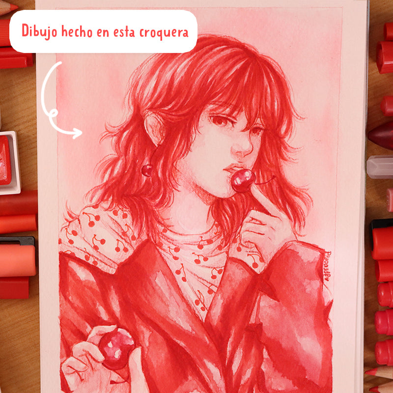 Croquera Lily y Alice (Para acuarela y acrílicos)