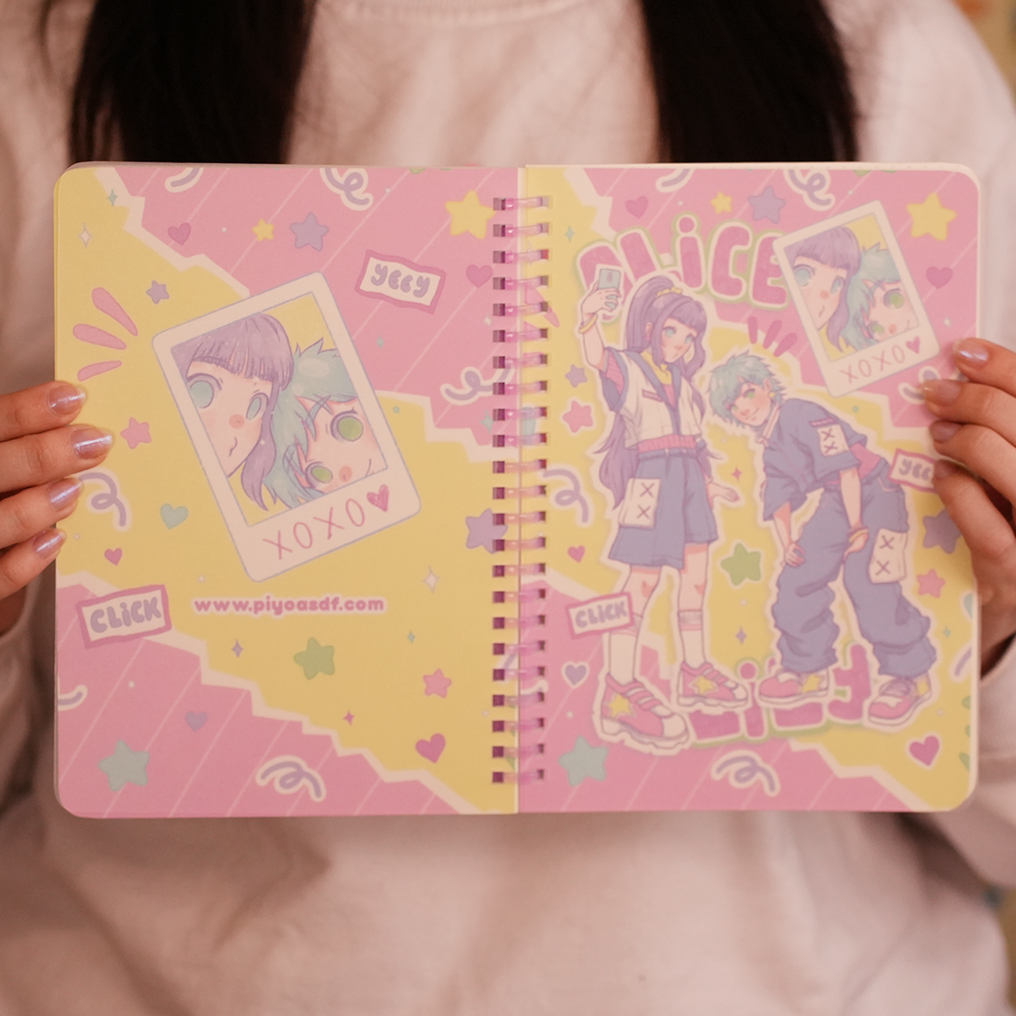 Libreta Lily y Alice (¡Hojas de puntito!)