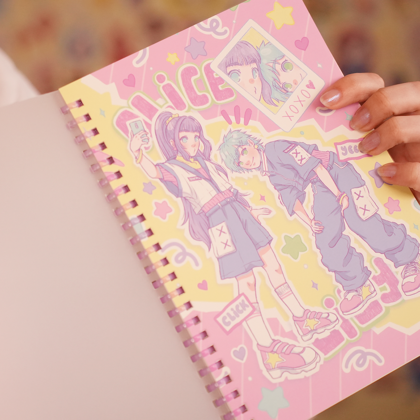 Libreta Lily y Alice (¡Hojas de puntito!)