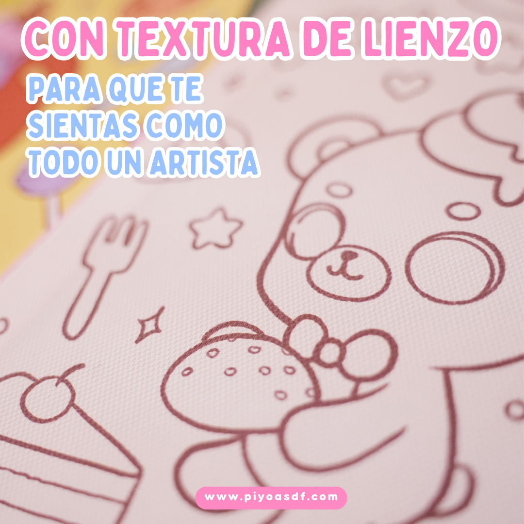 KIT "Pinta con Mupin" (Lienzo + Pinceles + Pinturas)