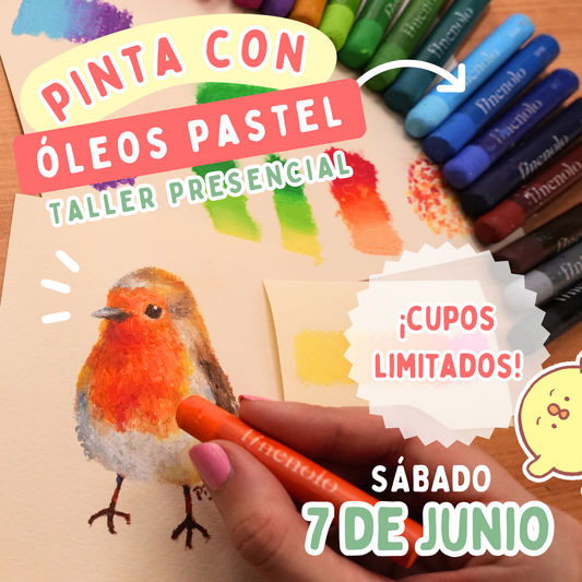 TALLER: "¡Pintura relajante con óleos pastel!" (Con Piyoasdf)